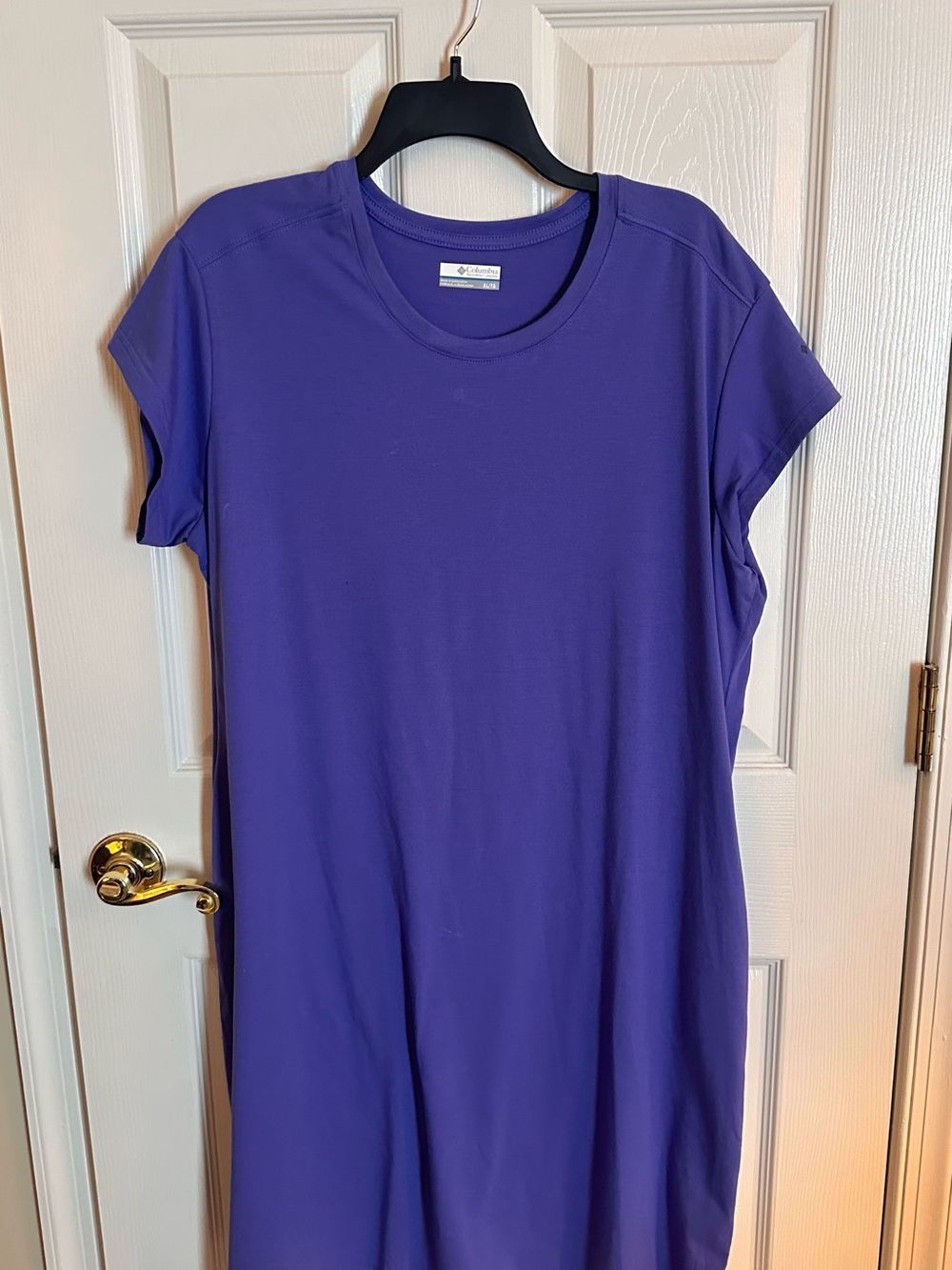 Columbia Women's Purple Short Sleeve Tunic Dress